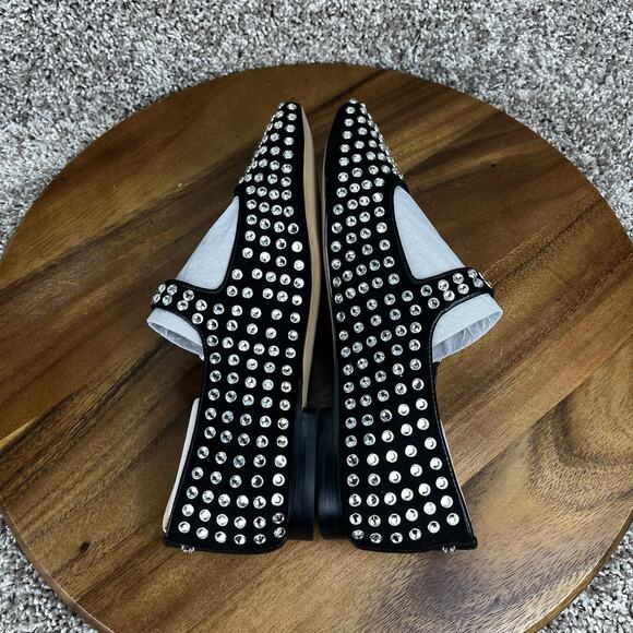 Sam Edelman Michaela Gem Women’s Size 9 Black Mary Janes Shoes Suede Noir NEW - Picture 8 of 11